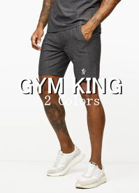 GYM KING ハーフパンツ メンズ 海外ブランド スポーツウェア ハーフパンツ メンズ スポーツ 膝上 ショートパンツ ジム スリムフィット ステッチシーム メテオ トレーニング ショーツ フィジーカー ボディビル ショートパンツ フィジーク ショーツ 【取寄】【ボトムス単品】