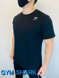 ジムシャーク Tシャツ メンズ スポーツ 大きいサイズ ジムTシャツ メンズ 筋トレ 半袖 レギュラー Tシャツ ジムリラックス ソフトコットン クレスト Tシャツ 海外ブランド ジムフィジーク Tシャツ ボディビル 【取寄】【トップス単品】
