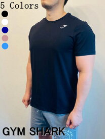 ジムシャーク Tシャツ メンズ スポーツ 大きいサイズ ジム ジムシャーク Tシャツ メンズ 筋トレ 半袖 スリムフィット ボディビル Tシャツ スポーツ ランニング アライバル ライトウエイト トレーニングTシャツ ストレッチ フィジーク Tシャツ ボディビル 【トップス単品】