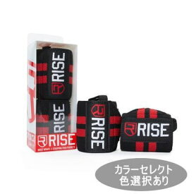 RISE GYM GEAR ライズジムギア トレーニングウエアボディビル ウェア 筋トレ リフティングストラップ ジム小物RISE リストラップ 手首サポーター 長さ：約46cmMark Fitt フィジーク 送料無料 取寄せ