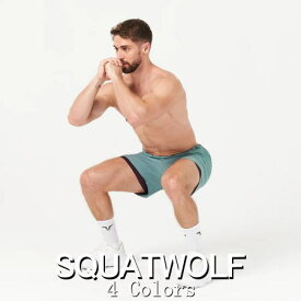 SQUAT WOLF スクワットウルフ ハーフパンツ メンズ 大きいサイズ 海外ブランド スポーツウェア ショートパンツ メンズ 太もも丈 ジム タイツ ショーツ フィジーカー トレーニング ラボ360 ドライテック インナーショーツ フィジーク ショーツ ボディビル 【ボトムス単品】