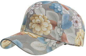 キャップ レディース 花柄キャップ お花 帽子フローラル ハット おしゃれ かわいい日よけ UV 日焼け対策 野球帽