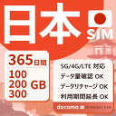 【日本プリペイドSIM】 365日間 100GB 200GB 300GB Docomo回線 大容量SIM SIMカード データ通信専用 契約不要 月額なし 一時帰国 5G対応 テザリング可能 リチャージ可能 利用期限延長可能 SIMフリー Japan Prepaid card CoeNova