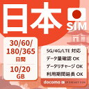 【日本プリペイドSIM】30日間 60日間 180日間 365日間 10GB 20GB Docomo回線 データSIM SIMカード 日本国内用 契約不要 月額なし 一時帰国 5G対応 テザリング可能 リチャージ可能 利用期限延長可能 Japan Prepaid SIM CoeNova