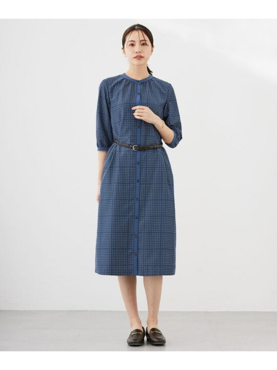 楽天市場】【SALE／40%OFF】【洗える】ブロックドットプリント 