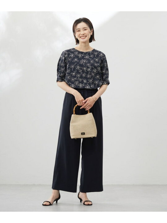 楽天市場】【SALE／50%OFF】【洗える】ラインフラワープリント 