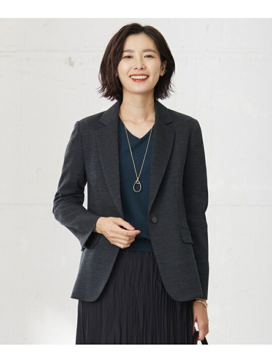 楽天市場】【SALE／50%OFF】T/Wジャージー テーラード ジャケット J  