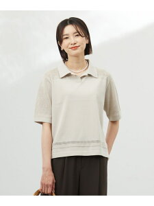 �ySALE�^50%OFF�z�y�􂦂�zCOTTON POLYESTER �j�b�g�|�� J.PRESS �W�F�C�v���X �g�b�v�X �j�b�g �x�[�W�� �l�C�r�[ �z���C�g�yRBA_E�z�y���������z[Rakuten Fashion]