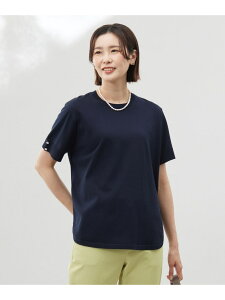�ySALE�^50%OFF�z�y�􂦂�zCOTTON POLYESTER ���{�^�� �j�b�g J.PRESS �W�F�C�v���X �g�b�v�X �j�b�g �l�C�r�[ �p�[�v�� �x�[�W�� �u���[�yRBA_E�z�y���������z[Rakuten Fashion]