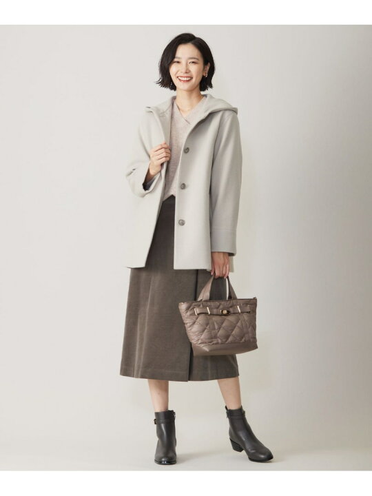 楽天市場】ショートビーバー フーデッド コート J.PRESS LADIES L 