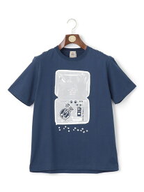 【WEB限定】グラフィック Tシャツ J.PRESS ジェイプレス トップス カットソー・Tシャツ ブルー ホワイト グレー【送料無料】[Rakuten Fashion]