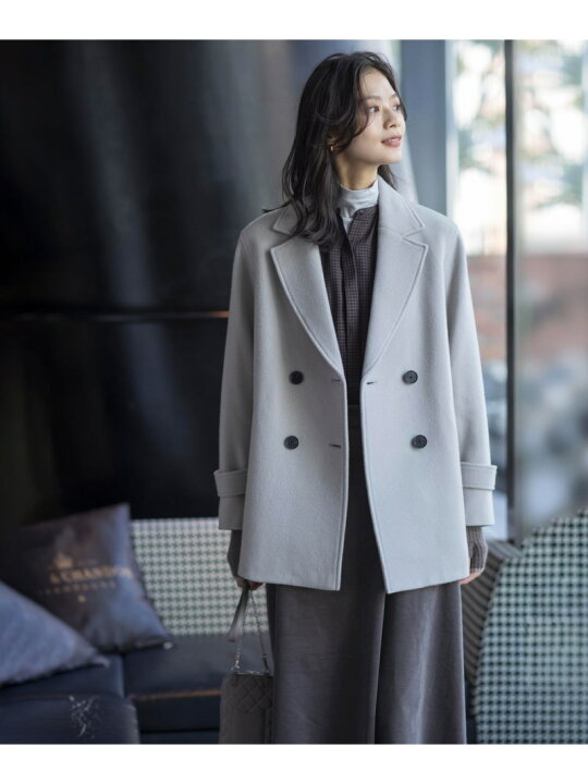 楽天市場】Jackal 140sソフトメルトン Pコート J.PRESS LADIES L 