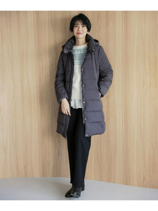 楽天市場】【SALE／30%OFF】ブラッシュドマルチポリ ロング ダウン 