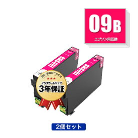 IB09MB (IB09MAの大容量) マゼンタ お得な2個セット エプソン用 互換 インク メール便 送料無料 あす楽 対応 (IB09 IB09A IB09B IB09CL4A IB 09 PX-S730 PX-M730F PXS730 PXM730F)