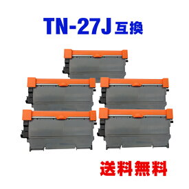 TN-27J お得な5個セット ブラザー 用 互換 トナー 宅配便 送料無料 (TN-27 HL-2240D TN 27J TN27J DCP-7060D FAX-2840 DCP-7065DN HL-2270DW FAX-7860DW MFC-7460DN HL2240D DCP7060D FAX2840 DCP7065DN HL2270DW FAX7860DW MFC7460DN)