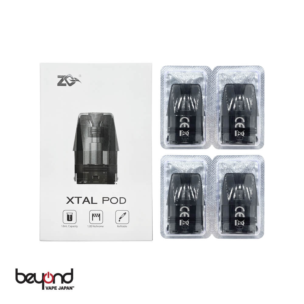ZQ 完売 Xtal pod 1.2ohm 最新 電子タバコ Pod 送料無料 レビューで300円クーポン エクスタル 新作ウエア 交換用Pod ポッド ポッドシステム