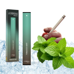 �����^�� �V�[�V���yICEBERG mini�z�R���p�N�g�ŏ[�d�̕K�v���Ȃ��m�g���̂ăV�[�V���n���o�� / 400�p�t�i�A�C�X�o�[�O�~�j�j�d�q�^�o�R VAPE�X�^�[�^�[�L�b�g�y���r���[��500�~�N�[�|���z