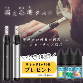 KIWI Pen 味満足返金保証 リキッド3本付き 電子タバコ タール ニコチン0 VAPE ベイプ 禁煙 減煙 水蒸気 スターターキット 本体 加熱式タバコ フレーバー おすすめ 人気 咥え心地タバコ タバコスティック 紙フィルター ICEBERG【レビューで1,000円OFFクーポン】