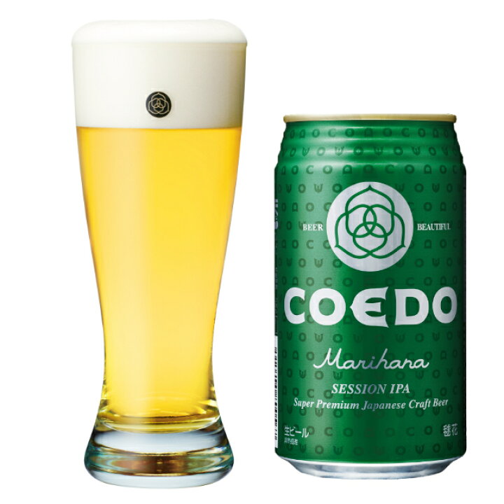 楽天市場 コエドブルワリー毬花３５０ｍｌ ２４ クラフトビール ビール Ipa コエドブルワリー 24本セット ギフト パーティー Jr東日本商事いいものステーション
