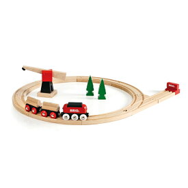 BRIO　クラシックレール貨物輸送セット【ブリオ BRIO 貨物 電車 鉄道 子供 こども 木製 玩具 おもちゃ】