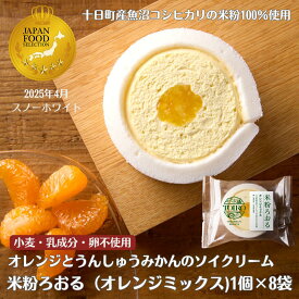 【グルテンフリーな食生活におすすめ】TOIRO米粉ろおる オレンジミックス　ロールケーキ 米粉 豆乳クリーム アレルギー対応 小麦不使用 卵不使用 乳製品不使用 特定原材料不使用 卵なし 小麦なし 魚沼コシヒカリ米粉100% お祝い 冷凍ケーキ 個包装