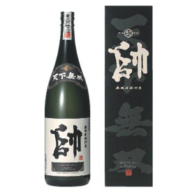 九州 ギフト 2024　本格芋焼酎　さつま無双　原酒　帥（そつ）（37度/1800ml）J50Z02【常温】