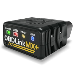 OBDLink MX+ Bluetooth OBD2 �f�f�@ iPhone Android Windows�Ή� �Z�K�擾�� 3�N�ۏ�