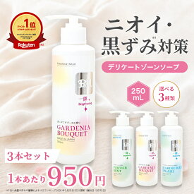 【期間限定:P10倍】【3個セット】P&H デリケートゾーン ソープ 250ml vio ソープ におい かゆみ フェムケア ピイエイチ フェミニンウォッシュ / ジェルタイプ 日本製 アミノ酸 体臭 消臭ケア 乳首 お尻 脇 選べる3種の香り 低刺激