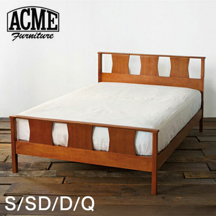 楽天市場】ACME Furniture ACME BROOKS BED SINGLE SEMI-DOUBLE DOUBLE 