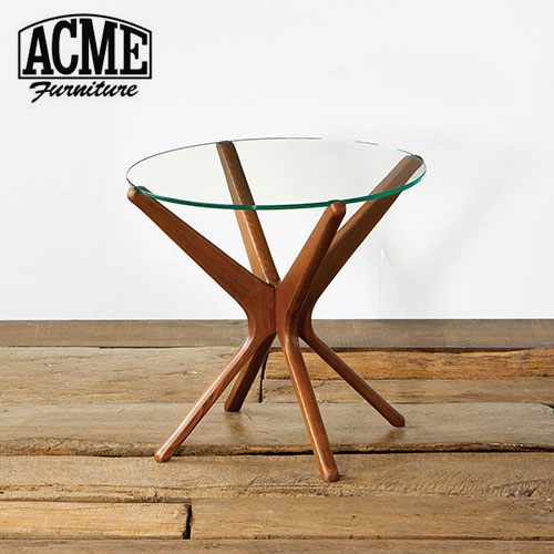 送料無料 アクメファニチャー 世界の人気ブランド 公式ストア 家具 テーブル ACME Furniture CLEAR TRESTLES TABLE 日本正規品 SIDE 50cm
