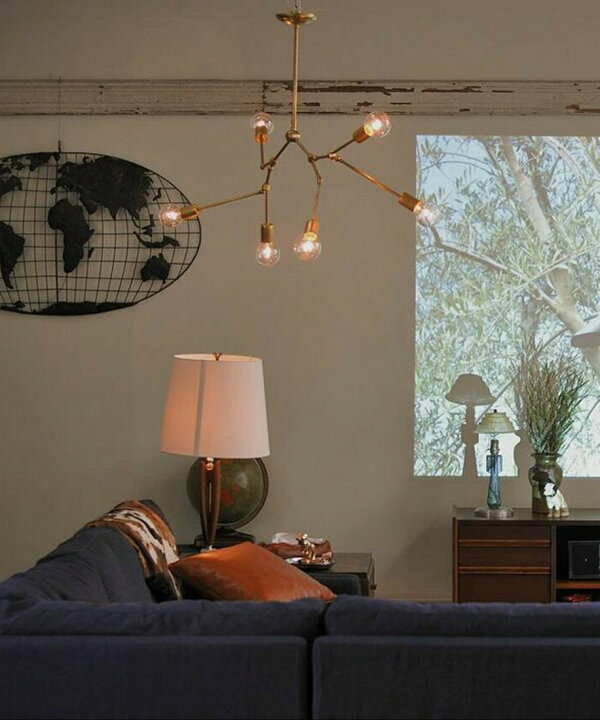 楽天市場】アクメファニチャー ACME Furniture SOLID BRASS LAMP 6ARM 