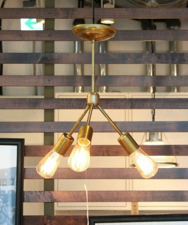 楽天市場】アクメファニチャー ACME Furniture SOLID BRASS LAMP 3ARM 