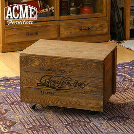 ACME Furniture アクメファニチャー IRVIN CRATE BOX アーヴィン クレート ボックス キャスター付き コーヒーテーブル おもちゃ収納 インテリア テーブル デスク 机 リビングテーブル つくえ