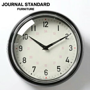 journal standard Furniture ジャーナルスタンダードファニチャー GENT WALL CLOCK BLACK ゲント ウォールクロック ブラック 時計 壁掛け 家具 【送料無料】【ポイント10倍】