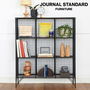 JOURNAL STANDARD FURNITURE �W���[�i���X�^���_�[�h�t�@�j�`���[ PAXTON MESH RACK 9 GRID �p�N�X�g�� ���b�V�����b�N 9�O���b�h ���b�N �I �I�[�v�����b�N 3�i 3�� ���B���e�[�W ���_�� �X�`�[�� �� ������