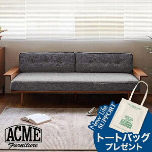 �yJSF TOTE CANVAS�v���[���g�I�zACME Furniture �A�N���t�@�j�`���[ CARDIFF SOFA W2100 2nd GRAY �J�[�f�B�t�\�t�@ 3�l�|�� �O���[ �\�t�@ �\�t�@�[(����s��)
