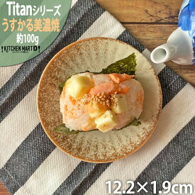 タイタン うすかる 12.2cm 丸皿 プレート 35皿 約100g 丸 丸型 皿 取り皿 サラダ 美濃焼 和食器 国産 日本製 陶器 軽量 軽い おしゃれ カフェ 食器 北欧風 食洗機対応 ラッピング不可