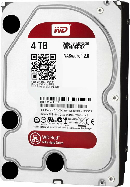 楽天市場】[中古]WD HDD 内蔵ハードディスク 3.5インチ 4TB WD Red  