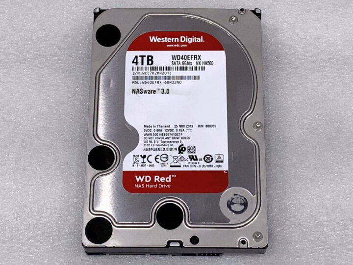 楽天市場】[中古]WD HDD 内蔵ハードディスク 3.5インチ 4TB WD Red  