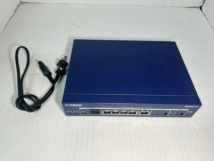 初期化済み YAMAHA 暖まり RTX830 ギガアクセスVPNルーター lt20