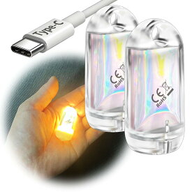 超ミニ LEDライト 超軽量 11g TYPE-C充電式 EDC 高輝度 ミニ 懐中電灯 250ルーメン ポケットライト 防水 超小型 ミニ投光器 点灯3~50時間 (2個セット：電球色+レッド)