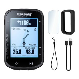 サイクルコンピュータ BSC100S/BSC200/BSC300 GPS 自転車 サイコン ワイヤレス、ANT+ & Bluetooth サイクリング スピードメーターとオドメーター、Type-C 高速充電と大型 LCD 自動バックライト 電話通知、4