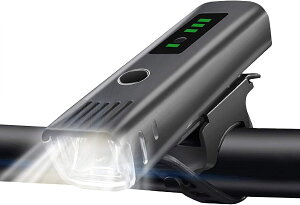 (2セット)自転車 ライト 光センサー搭載 自転車用シートクランプ付き USB充電式 LED ライト 懐中電灯 クロスバイク ロードバイク ライト 軽量 通勤 通学 ロングライド 防災 緊急対応 自転車用