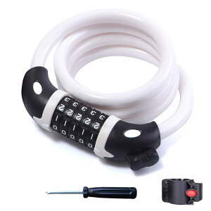 (2セット)自転車 ロック 自転車 鍵 ダイヤルロック ワイヤーロック 横断面直径約12mm 亜鉛合金強化モデル 頑丈 盗難防止 鍵不要 携帯便利 長1200mm 5桁 パスワード自由設定 錆びにくい 防水 クロ