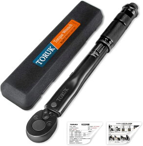 プレセット型 トルクレンチ 差込角9.5mm 3/8インチ 2-24N?m 車/バイク修理レンチ タイヤ交換 自転車修理 バイク用 車 専用ケース付き