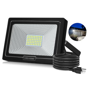 led 投光器 作業灯 看板灯 50W 昼光色 集魚灯 駐車場灯 省エネ 高輝度 豪雨対応 工場 IP66防水 体育館用 倉庫照明 防犯灯 ナイター 船舶 屋外作業 屋内 屋外 設置可能 BBQ用 6500K 5000LM 500w相当
