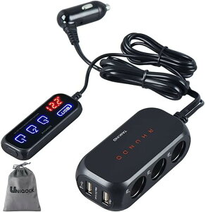 Ԃ̏[d ԗpVK[\Pbg 2USB[d|[g 3A ԍڏ[d d/x ʑ̂̃Ru ^C}[ @\ ő100Wd͋ ߕוی 12-24V ^b`ZVeBu&ƗXCb`