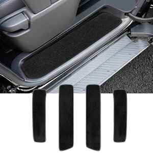 適合 トヨタ アルファード ヴェルファイア 40系 (2023年~)ステップマット エントランスマット ドレスアップ 車用 4Pcsセット (ブラック)