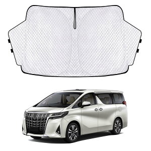 新型 アルファード ヴェルファイア 30系 前期 後期 サンシェード ALPHARD VELLFIRE 3代目 車種専用 フロントガラス用 サンシェード カーシェード シェードカーテン UVカット 日よけ 遮光 断熱 マル