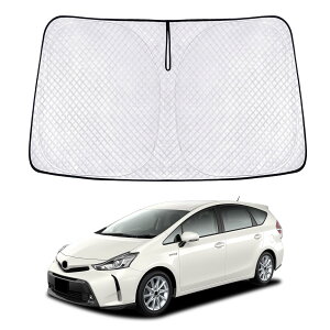 新型 プリウス40系 サンシェード プリウスα ZVW40W/ZVW41W 車種専用 フロントガラス用 サンシェード カーシェード シェードカーテン UVカット 日よけ 遮光 断熱 マルチサンシェード 紫外線カット